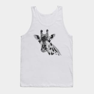 Giraffe Close-up African Wildlife Tank Top